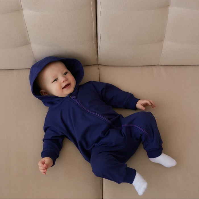 Комбинезон детский MINAKU цвет темно-синий, рост 86-92см