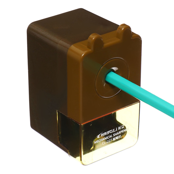 Точилка механическая с контейнером Классика Золото Точилка механическая с контейнером Классика Золото