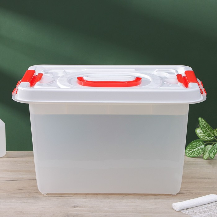 Бокс универсальный «Аптечка», 10 л, с вкладышем Бокс универсальный «Аптечка», 10 л, с вкладышем