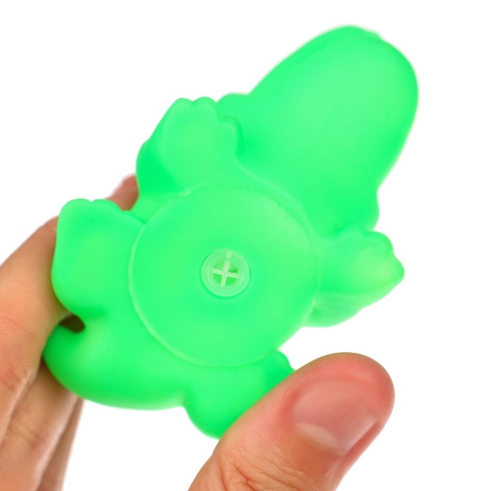 Набор резиновых игрушек для ванны &laquo;Зверята с кругом&raquo;, с пищалкой, 5 шт, виды МИКС, Крошка Я