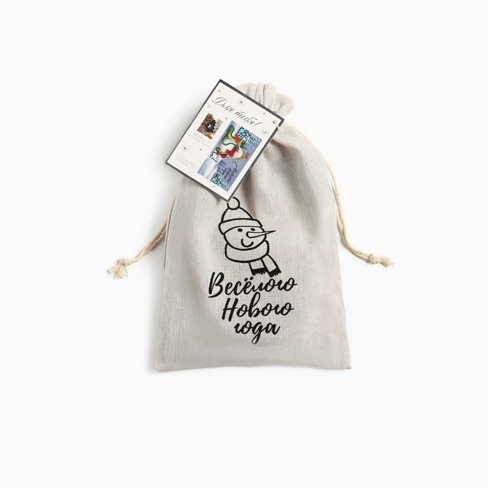 Набор в мешочке Этель Christmas story: полотенце 40х70 см, формочки для запекания - 3 шт.