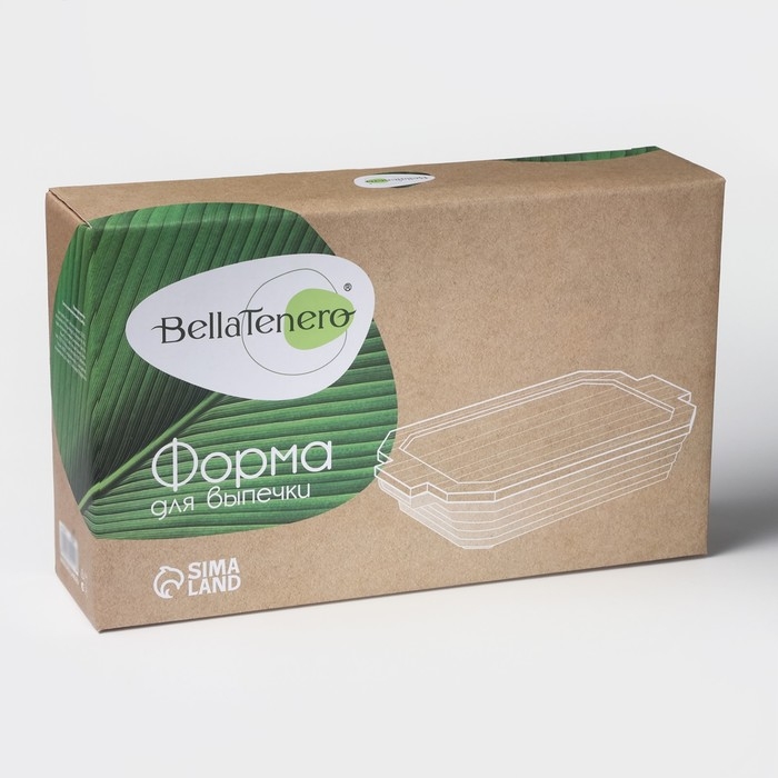 Форма для выпечки из жаропрочной керамики BellaTenero, 31&times;19&times;7,5 см, цвет белый