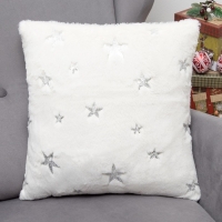Наволочка декоративная Этель &laquo;Звезда&raquo;, серебро, 43 х 43 см, 100% п/э