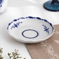 Блюдце "Натали", d-14,5см, гжель Блюдце "Натали", d-14,5см, гжель