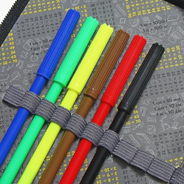 Пенал 2 секции, 125 х 205 мм, с наполнением 23 предмета, Calligrata Пенал 2 секции, 125 х 205 мм, с наполнением 23 предмета, Calligrata "Тачка желтая" ламинированный картон, 30П26/2/set