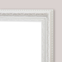 Зеркало настенное &laquo;Верона&raquo;, белое, 60&times;74 см, рама пластик, 60 мм