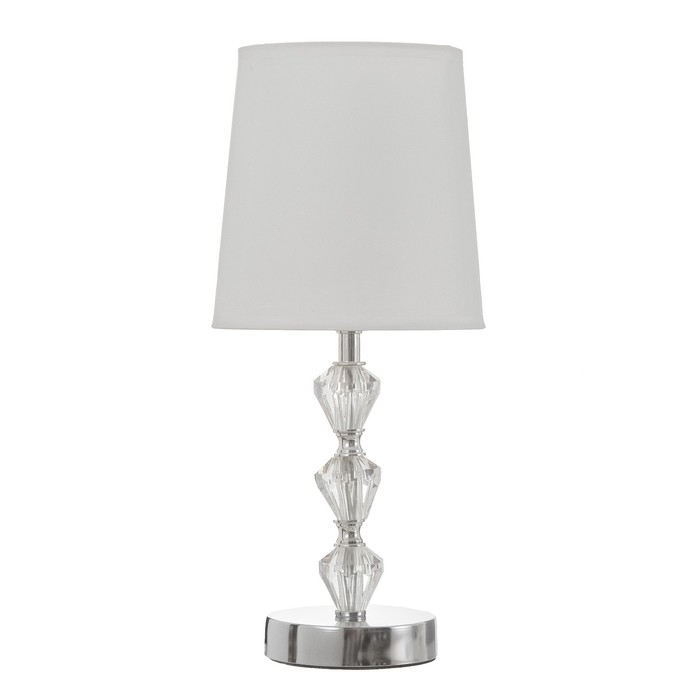 Настольная лампа "Ванесса" Е14 40Вт хром 22,5х22,5х28 см RISALUX