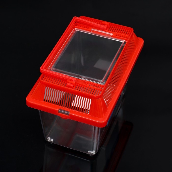 Переноска прямоугольная, 17,6 х 11,2 х 13 см, красный Переноска прямоугольная, 17,6 х 11,2 х 13 см, красный