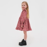 Платье детское KAFTAN "Цветы", р. 36 (134-140), розовый