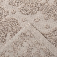 Полотенце махровое Этель "Классика", цв. коричневый, 50х90 см, 83% хл, 17% лён, 500 г/м2