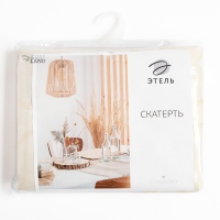 Скатерть Этель "Ажур" цв.бежевый, 142*220 +/-3 см, 115 &plusmn;10 гр,100%