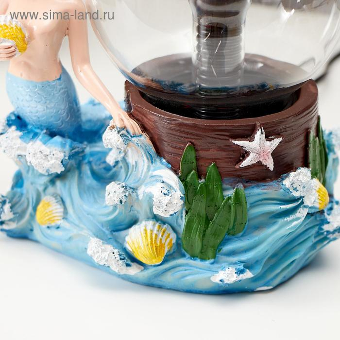 Плазменный шар "Русалка" МИКС 14х10х15 см RISALUX