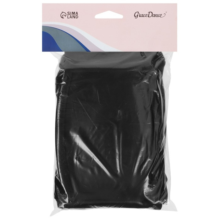 Наколенники для гимнастики и танцев Grace Dance, с уплотнителем, р. M, 11-14 лет, цвет чёрный