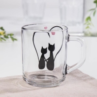 Кружка Доляна «Кошачье сердце», 200 мл Кружка Доляна «Кошачье сердце», 200 мл