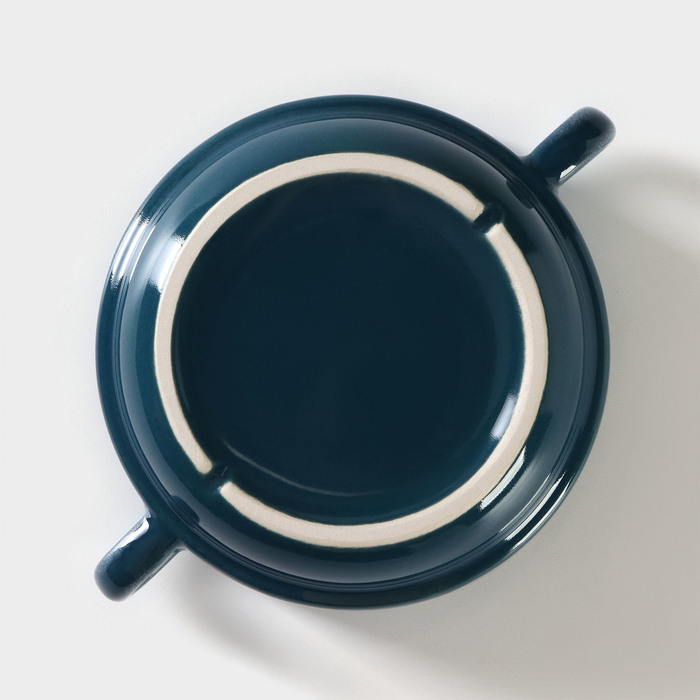 Бульонница фарфоровая Blu reattivo, 300 мл, d=11,5 см, цвет синий