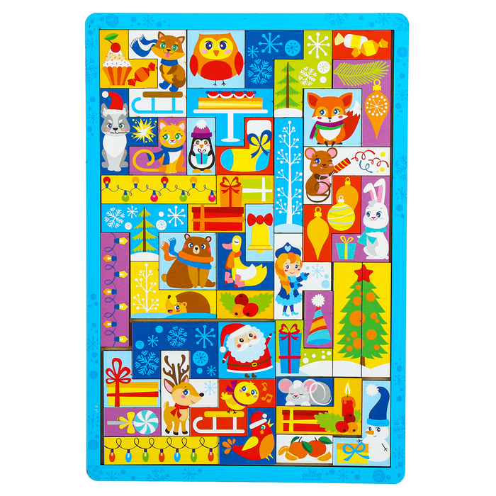 Новогодняя головоломка. Тетрис &laquo;Встречаем Новый год&raquo;