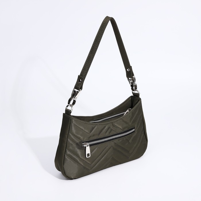 Сумка женская TEXTURA, багет, маленький размер, цвет хаки Сумка женская TEXTURA, багет, маленький размер, цвет хаки