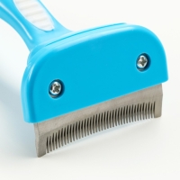 Дешеддер средний, лезвие шириной 6,5 см, голубой Дешеддер средний, лезвие шириной 6,5 см, голубой