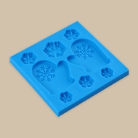 Силиконовый молд для творчества «Варежки», 8 х 8 см Силиконовый молд для творчества «Варежки», 8 х 8 см