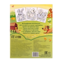 Водная раскраска &laquo;Рисуй водой!&raquo;, 12 стр.