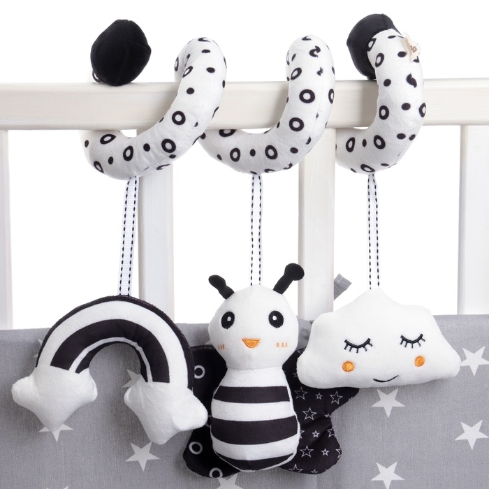 Растяжка - спираль на кроватку/коляску «Бабочка», по методике Г. Домана, Крошка Я Растяжка - спираль на кроватку/коляску «Бабочка», по методике Г. Домана, Крошка Я