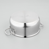 Кастрюля &laquo;Лира&raquo;, 5,2 л, d=24 см, капсульное дно, стеклянная крышка, индукция