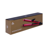 Мультистайлер Luazon LFE-001, керамическое покрытие, 50 Вт, d=26 мм, розовый Мультистайлер Luazon LFE-001, керамическое покрытие, 50 Вт, d=26 мм, розовый