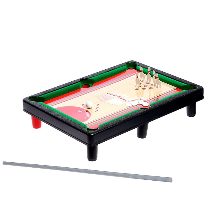 Настольный бильярд «6 в 1: бильярд, стикбол, стикбоулинг, стик гольф, фингербол», от 2 игроков, 5+ Настольный бильярд «6 в 1: бильярд, стикбол, стикбоулинг, стик гольф, фингербол», от 2 игроков, 5+