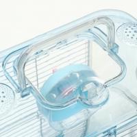 Клетка для грызунов с туннелем и наполнением, 32 х 31 х 39 см, голубая Клетка для грызунов с туннелем и наполнением, 32 х 31 х 39 см, голубая