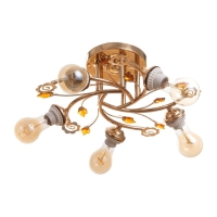 Люстра "Бэлл" бп 5х40Вт Е27 Золото МОДЕЛЬ: 2612356 Люстра "Бэлл" бп 5х40Вт Е27 Золото МОДЕЛЬ: 2612356