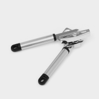 Нож консервный Доляна &laquo;Помощник&raquo;, 20 см, цвет чёрный