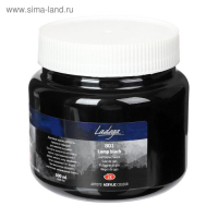 Краска акриловая художественная 500 мл, ЗХК "Ладога", сажа газовая, 2224801 Краска акриловая художественная 500 мл, ЗХК "Ладога", сажа газовая, 2224801