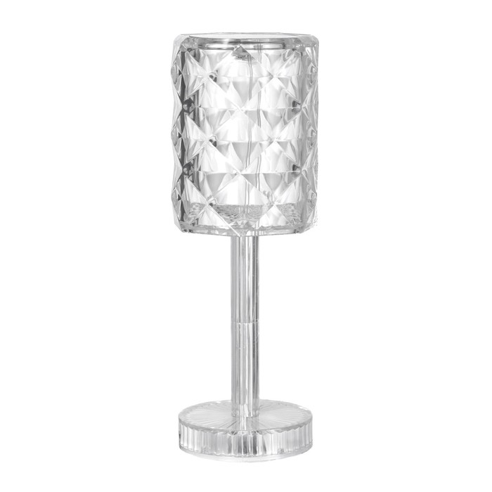 Настольная лампа с ПДУ "Оланди" LED 16 цветов RGB сенсорная USB 8,5x8,5x25 см RISALUX