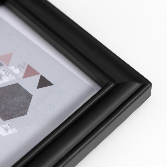 Фоторамка на 6 фото 10х10, 10х15 см Фоторамка на 6 фото 10х10, 10х15 см "Коллаж" чёрная набор 6 шт 25х33,5х8 см
