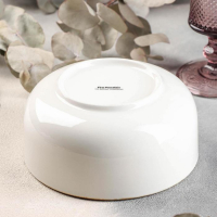 Салатник керамический &laquo;Сапфир&raquo;, d=15,5 см, цвет оранжевый