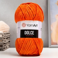 Пряжа "Dolce" 100% микрополиэстер 120м/100гр (778 рыжий) Пряжа "Dolce" 100% микрополиэстер 120м/100гр (778 рыжий)