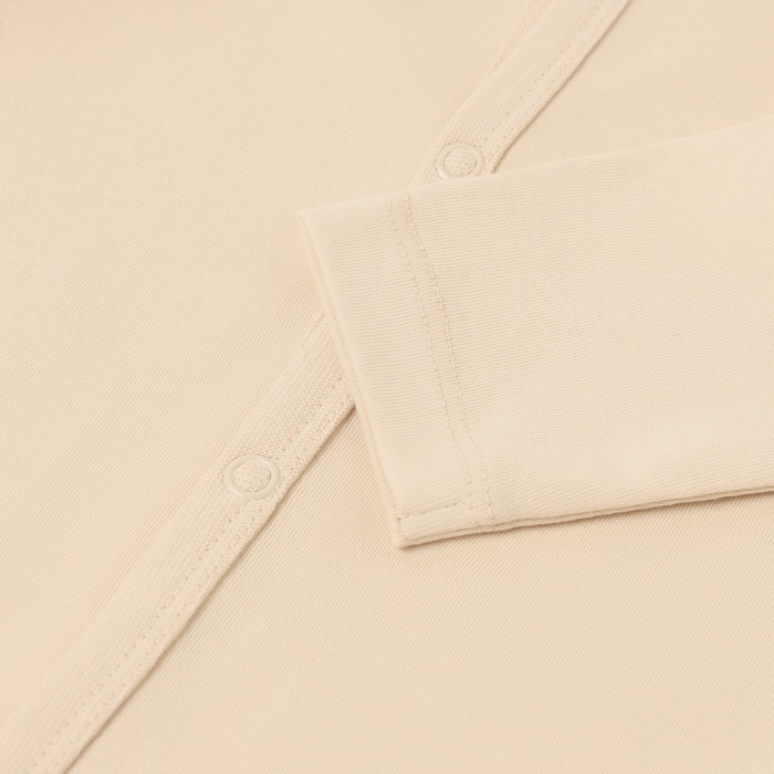 Боди детское с длинным рукавом MINAKU "Nature", цвет бежевый, рост 56-62 см