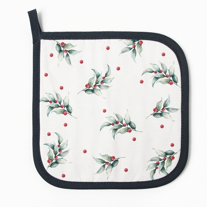 Новый год. Прихватка Этель Snow fun саржа, 19х19см,100% хл,ватин 250г/м2 Новый год. Прихватка Этель Snow fun саржа, 19х19см,100% хл,ватин 250г/м2