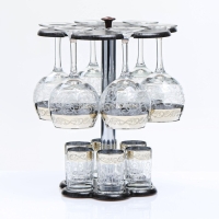 Мини-бар Вдохновение" барная стойка, 6 фужеров/стопок Мини-бар Вдохновение" барная стойка, 6 фужеров/стопок