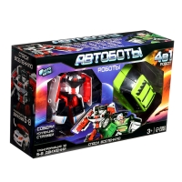 Набор роботов &laquo;Автоботы&raquo;, 2 штуки, цвет зелёный, белый