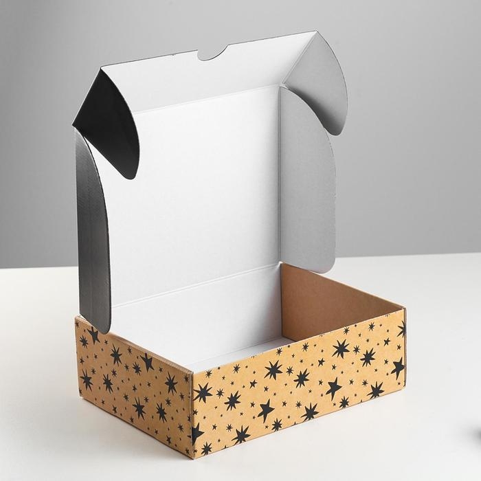 Коробка подарочная новогодняя складная &laquo;Happy New Year&raquo;, 30,7 х 22 х 9,5 см, Новый год