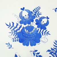 Скатерть без основы одноразовая «Русские узоры», 110×220 см, МИКС Скатерть без основы одноразовая «Русские узоры», 110×220 см, МИКС