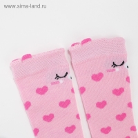 Гольфы Крошка Я &laquo;Котёнок&raquo; 10-12 см, цвет розовый