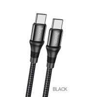 Кабель Hoco X50, Type-C - Type-C, 5 А, 100 Вт, Power Delivery, 2 м, черный Кабель Hoco X50, Type-C - Type-C, 5 А, 100 Вт, Power Delivery, 2 м, черный