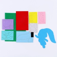 Набор для создания открытки из фетра &laquo;Зайка с шариками&raquo;