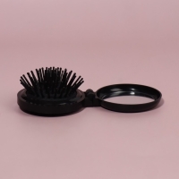 Расчёска массажная, складная, с зеркалом, d = 6,5 см, рисунок МИКС Расчёска массажная, складная, с зеркалом, d = 6,5 см, рисунок МИКС