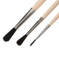 Набор кистей Белка 3 штуки, Calligrata №1 (круглые №: 1, 3, 5), деревянная ручка Набор кистей Белка 3 штуки, Calligrata №1 (круглые №: 1, 3, 5), деревянная ручка