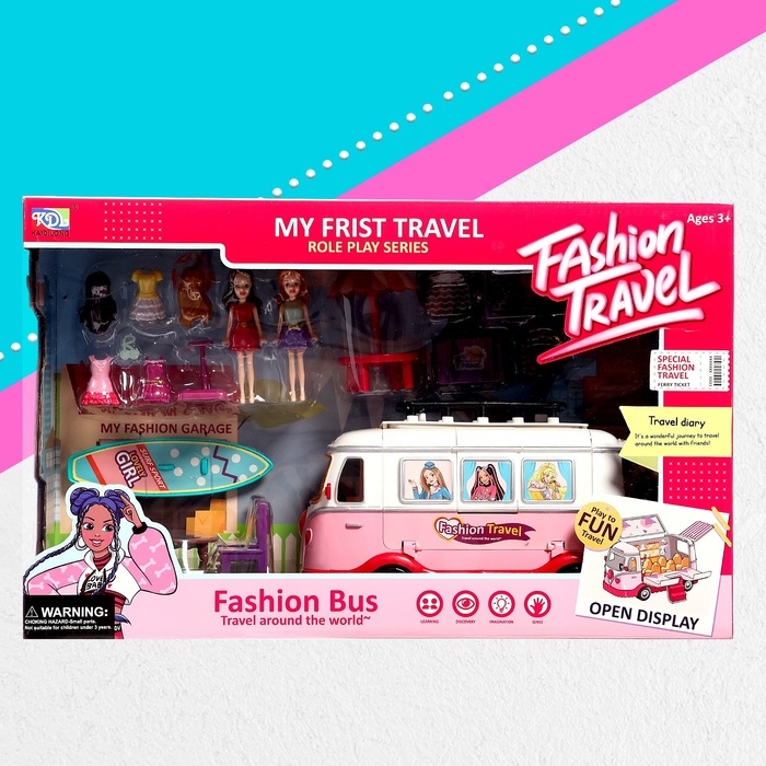 Игровой набор &laquo;Лови волну!&raquo;: трейлер, куклы, аксессуары