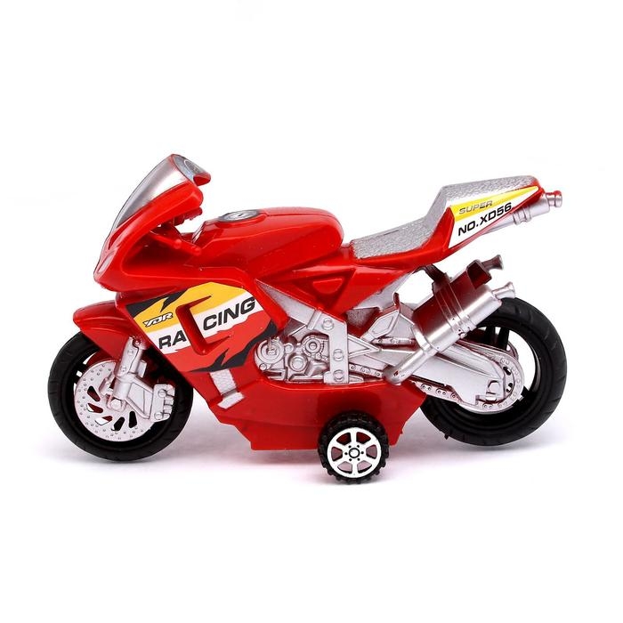 Мотоцикл инерционный &laquo;Спортбайк&raquo;, цвет МИКС