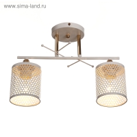 Люстра ГАЛЛОП 650521 2хE27 60Вт золото/белый 40х18х20 см